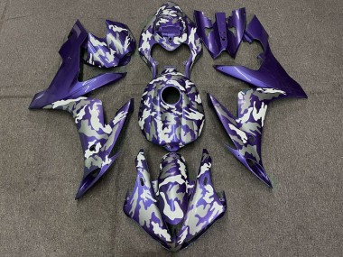 Buy 2004-2006 Yamaha YZF 1000 R1 Motorcycle Fairings - Purple White Grey Camouflage UK