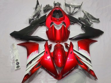 Buy 2004-2006 Yamaha YZF 1000 R1 Motorcycle Fairings - Red White Matte Black UK