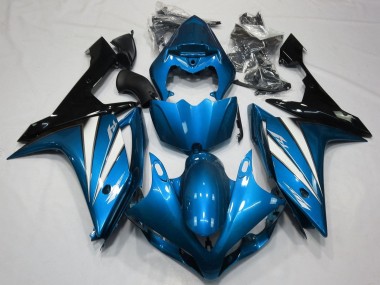 Buy 2007-2008 Yamaha YZF 1000 R1 Motorcycle Fairings - Blue White Black UK