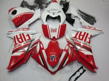 Buy 2007-2008 Yamaha YZF 1000 R1 Motorcycle Fairings - White Red Fiat UK