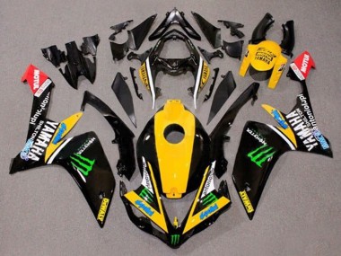 Buy 2007-2008 Yamaha YZF 1000 R1 Motorcycle Fairings - Yellow White Black Green Monster Dewalt UK