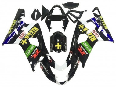 Buy 2004-2005 Suzuki GSXR 600 / GSXR 750 Motorcycle Fairings - Glossy Black Blue Green Yellow Rizla UK