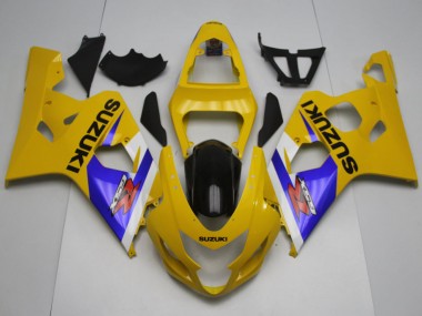 Buy 2004-2005 Suzuki GSXR 600 / GSXR 750 Motorcycle Fairings - Yellow White Blue Black UK