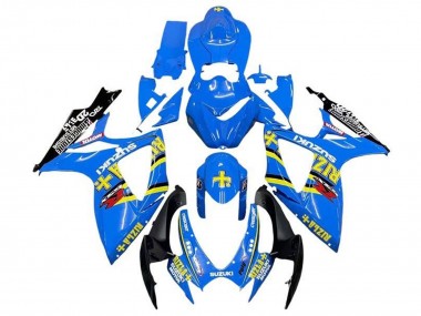 Buy 2006-2007 Suzuki GSXR 600 / GSXR 750 Motorcycle Fairings - Blue Yellow Black Rizla UK
