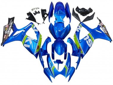 Buy 2006-2007 Suzuki GSXR 600 / GSXR 750 Motorcycle Fairings - Blue White Green Black UK