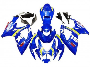Buy 2006-2007 Suzuki GSXR 600 / GSXR 750 Motorcycle Fairings - Blue White Yellow Red Ecstar UK