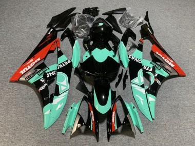 Buy 2006-2007 Yamaha YZF R6 Motorcycle Fairings - Light Green Red Black Petronas Motul UK