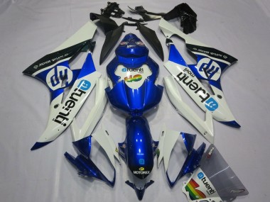 Buy 2006-2007 Yamaha YZF R6 Motorcycle Fairings - White Blue Black UK