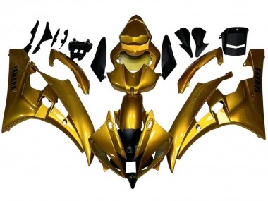 Buy 2006-2007 Yamaha YZF R6 Motorcycle Fairings - Gold UK