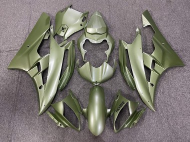 Buy 2006-2007 Yamaha YZF R6 Motorcycle Fairings - Olive Green UK