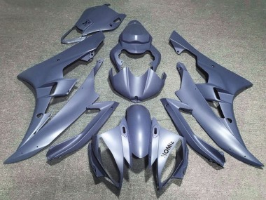 Buy 2006-2007 Yamaha YZF R6 Motorcycle Fairings - Matte Silver Blue UK