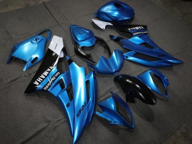 Buy 2006-2007 Yamaha YZF R6 Motorcycle Fairings - Blue Glossy Black White UK