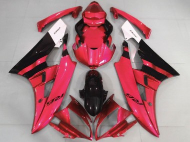 Buy 2006-2007 Yamaha YZF R6 Motorcycle Fairings - White Red Glossy Black UK