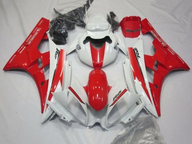 Buy 2006-2007 Yamaha YZF R6 Motorcycle Fairings - White Red Motul Michelin UK