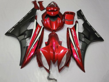 Buy 2006-2007 Yamaha YZF R6 Motorcycle Fairings - Red White Matte Black Motul UK