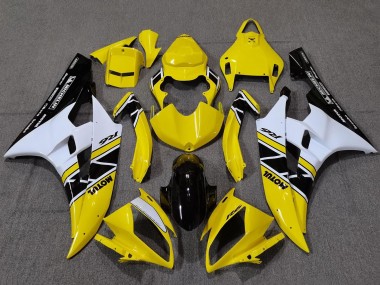 Buy 2006-2007 Yamaha YZF R6 Motorcycle Fairings - Yellow White Glossy Black Motul Michelin UK