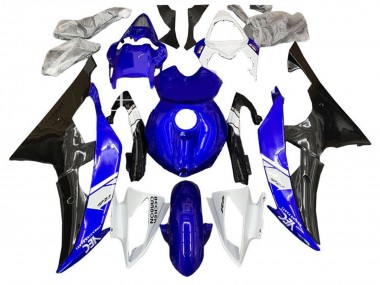 Buy 2008-2016 Yamaha YZF R6 Motorcycle Fairing Kits - White Blue Glossy Black UK