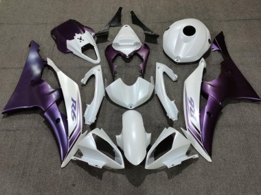 Buy 2008-2016 Yamaha YZF R6 Motorcycle Fairing - White Purple UK