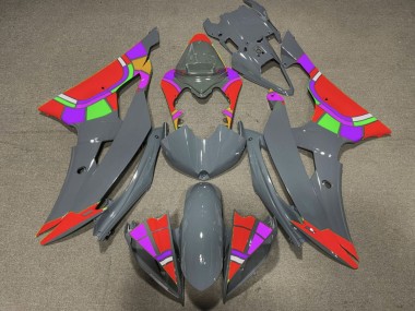 Buy 2008-2016 Yamaha YZF R6 Motorcycle Fairings - Nardo Grey Red Color Wheel UK