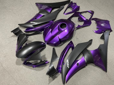 Buy 2008-2016 Yamaha YZF R6 Motorcycle Fairing - Purple Matte Black UK