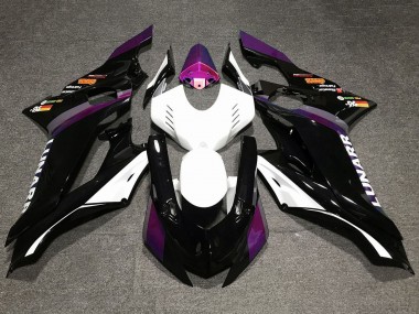 Buy 2017-2025 Yamaha YZF R6 Motorcycle Fairings - White Purple Glossy Black UK