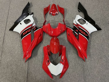 Buy 2017-2025 Yamaha YZF R6 Motorcycle Fairings - White Red Matte Black UK