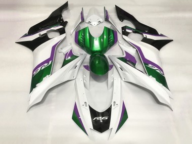 Buy 2017-2025 Yamaha YZF R6 Motorcycle Fairings - White Green Purple Black UK
