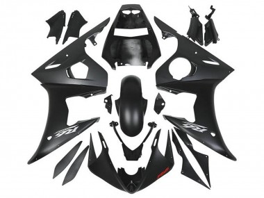 Buy 2005 Yamaha YZF R6 Motorcycle Fairings - Matte Black Silver Red UK