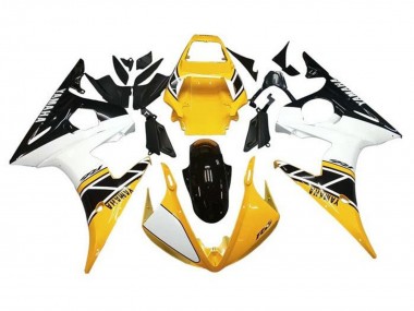 Buy 2005 Yamaha YZF R6 Motorcycle Fairings - White Yellow Black UK