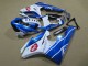 2006-2008 Triumph Daytona 675 Triple Motorcycle Fairings - White Blue UK