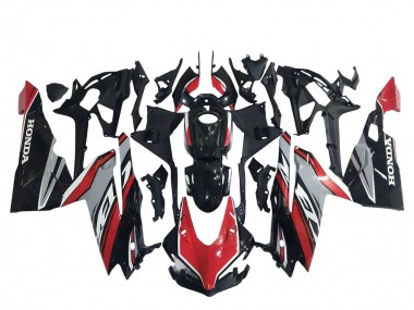 Buy 2017-2022 Honda CBR250RR Motorcycle Fairings - Red Silver Glossy Black UK