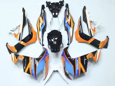 Buy 2018-2021 Honda ADV150 Motorcycle Fairings - Blue Orange Glossy Black UK