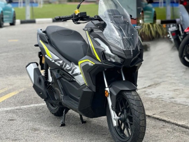 2022-2024 Honda ADV160 Motorcycle Fairings - Silver Yellow Matte Black UK