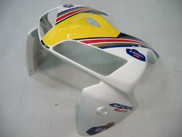 2005-2006 Honda CBR600RR Motorcycle Fairings - Blue White Yellow Rothmans UK
