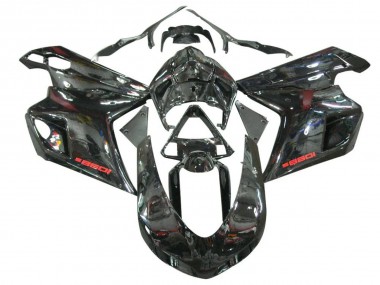 Buy 2007-2014 Ducati 1098 Motorcycle Fairings - Glossy Black UK