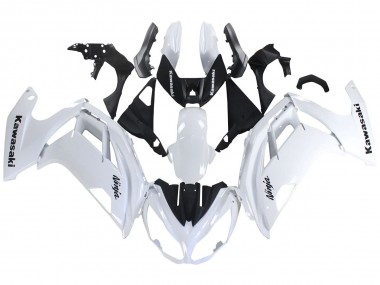 Buy 2012-2016 Kawasaki EX650 Motorcycle Fairings - White Black UK