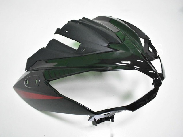 2012-2016 Kawasaki EX650 Motorcycle Fairings - Red Glossy Black UK