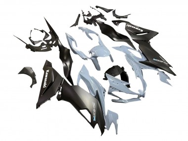 Buy 2019-2022 Kawasaki ZX6R Motorcycle Fairings - Grey Matte Black UK