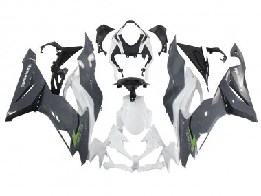 Buy 2019-2022 Kawasaki ZX6R Motorcycle Fairings - White Grey Green UK