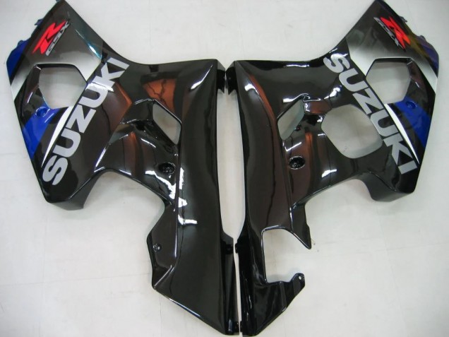 2004-2005 Suzuki GSXR 600/750 Motorcycle Fairings - Blue Grey Glossy Black UK