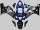 2004-2005 Suzuki GSXR 600/750 Motorcycle Fairings - Blue Grey Glossy Black UK