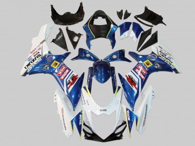 Buy 2011-2024 Suzuki GSXR 600/750 Motorcycle Fairings - White Blue Red Yellow Motul Dunlop UK