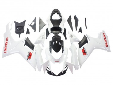 Buy 2011-2024 Suzuki GSXR 600/750 Motorcycle Fairings - White Glossy Black Red Decal UK