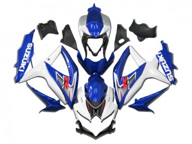Buy 2008-2010 Suzuki GSXR 600/750 Motorcycle Fairing - White Blue Red UK