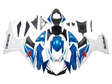 Buy 2011-2024 Suzuki GSXR 600/750 Motorcycle Fairings - Blue White UK