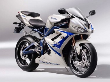 Buy 2006-2008 Triumph Daytona 675 Motorcycle Fairings - Silver White Blue UK