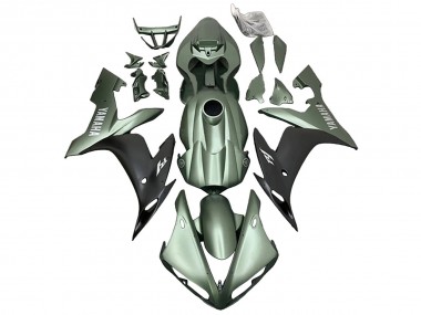 Buy 2004-2006 Yamaha YZF R1 Motorcycle Fairings - Matte Green Matte Black UK
