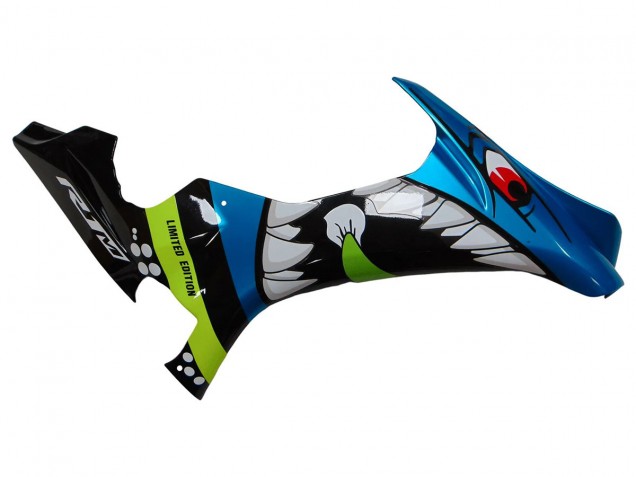 2015-2019 Yamaha YZF R1 Motorcycle Fairings - Blue Green Black Shark UK