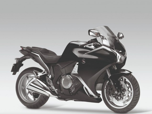 2010-2014 Honda VFR 1200 Motorcycle Fairings - Glossy Black UK