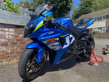 Buy 2009-2016 Suzuki GSXR 1000 Motorcycle Fairings - Blue Green White UK